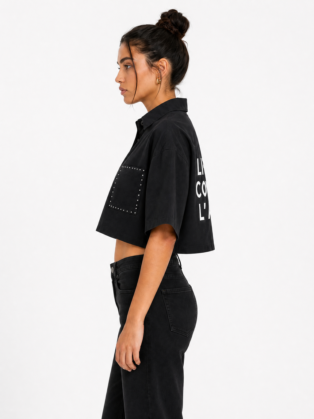 LIBRE COMME L'ART Cropped Shirt