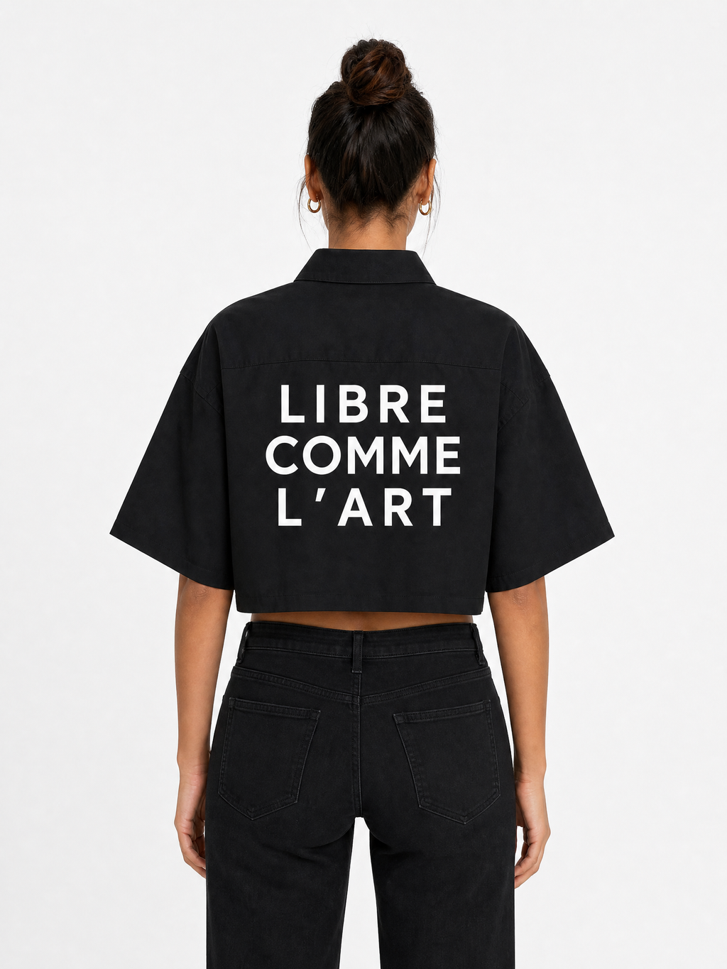 LIBRE COMME L'ART Cropped Shirt