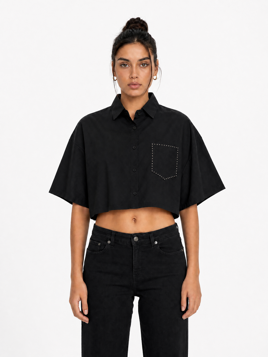 LIBRE COMME L'ART Cropped Shirt