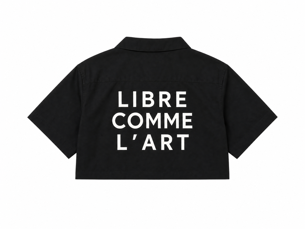 LIBRE COMME L'ART Cropped Shirt