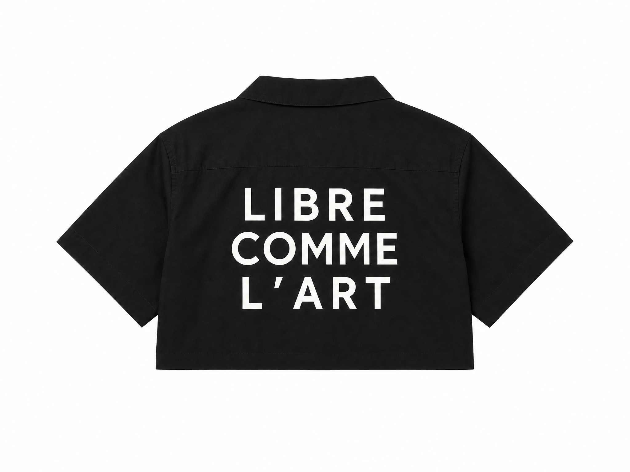 LIBRE COMME L'ART Cropped Shirt