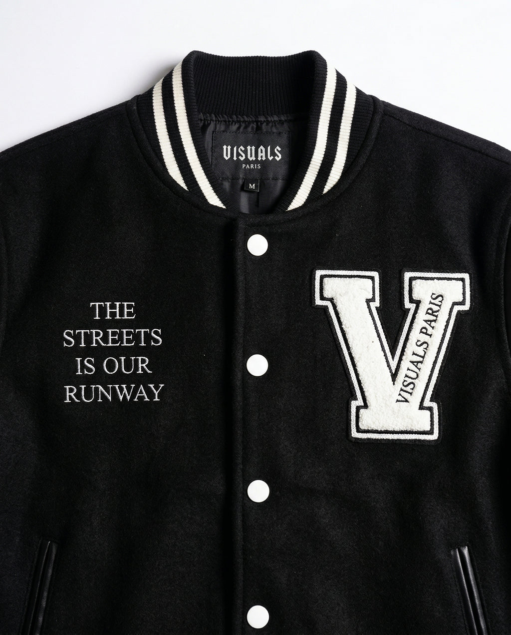 VISUALS PARIS - EIFFEL TOWER VARSITY JACKET