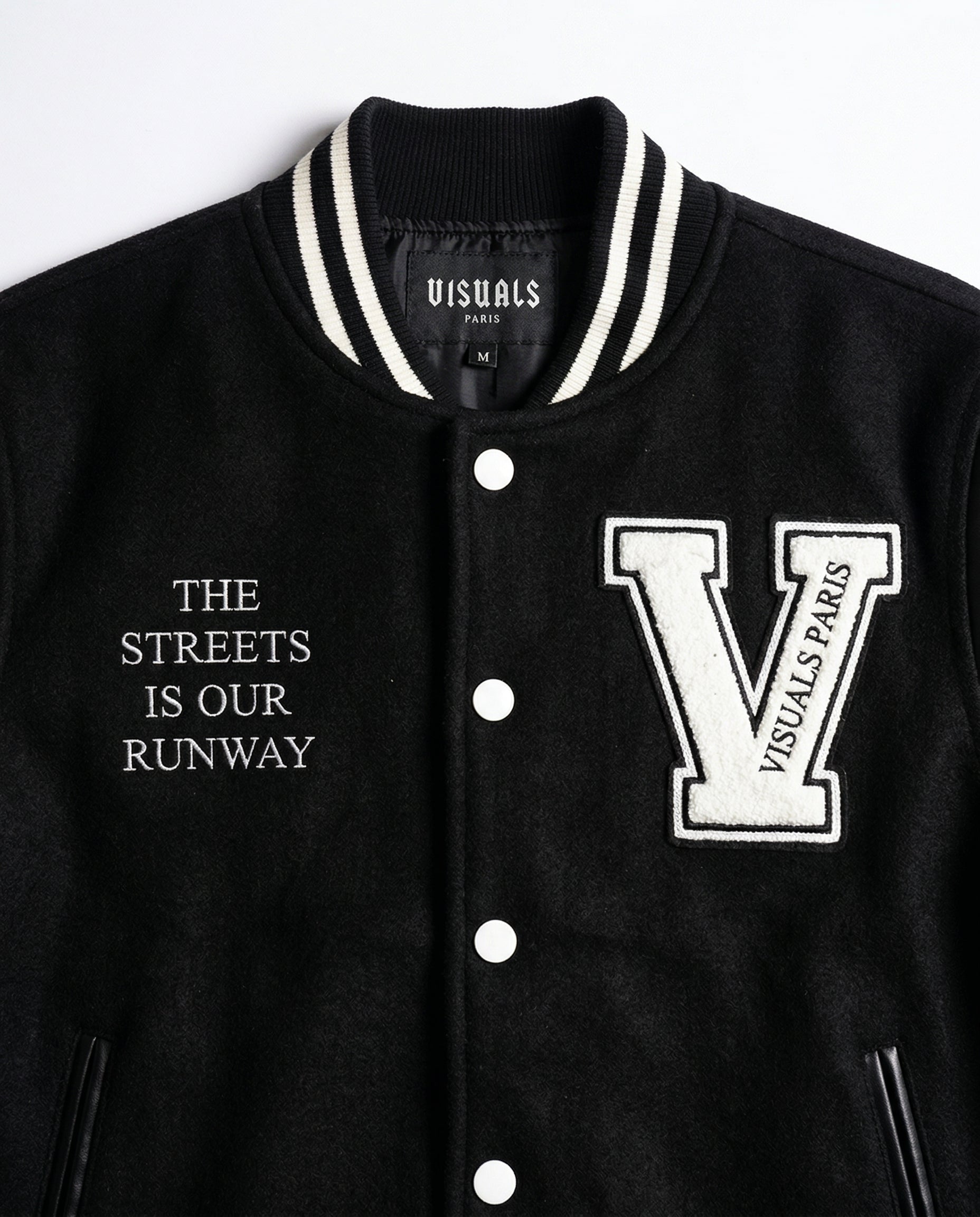 VISUALS PARIS - EIFFEL TOWER VARSITY JACKET