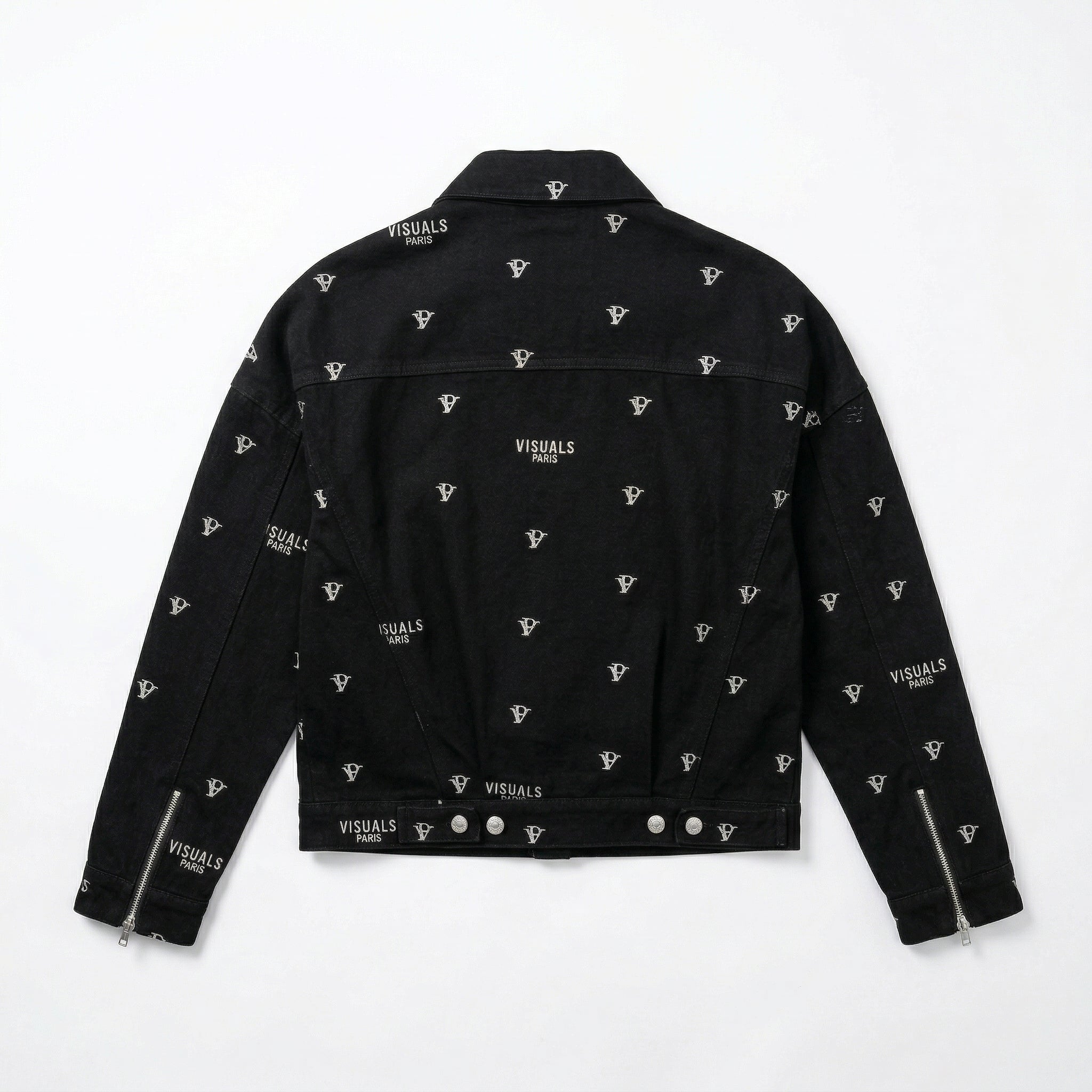 VISUALS PARIS - MONOGRAM HOMMES/FEMMES DENIM JACKET