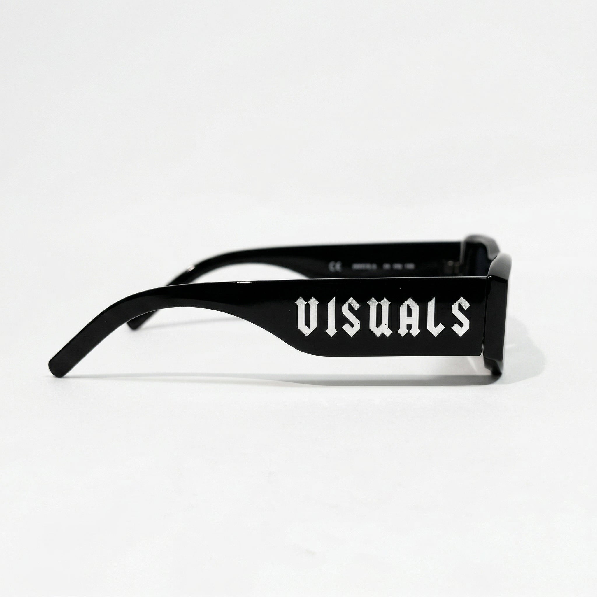 VISUALS PARIS BLACK DOUBLE LOGO SUNGLASSES
