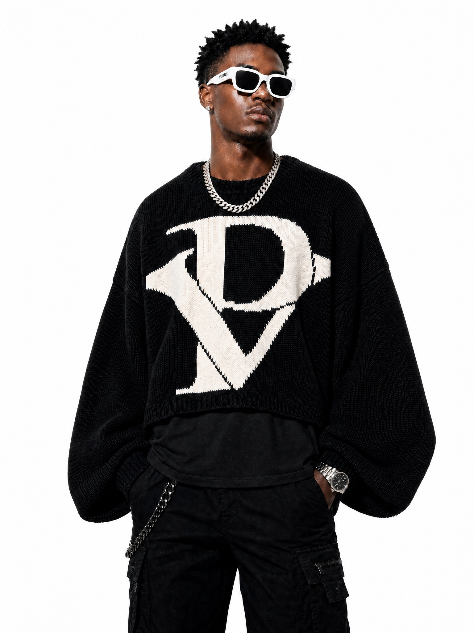 VP - MONOGRAM OVERSIZED KNIT